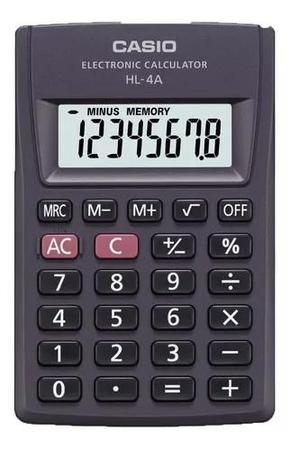 Imagem de Calculadora de Bolso Casio HL-4A-S4-DP