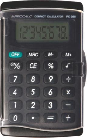 Imagem de Calculadora de Bolso PC068-B - Procalc