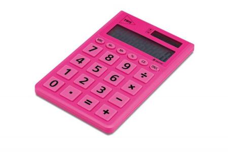 Imagem de Calculadora de Bolso Rosa Pop Office Tris