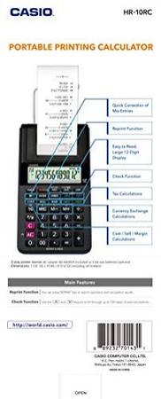 Imagem de Calculadora de impressão Casio HR-10RC