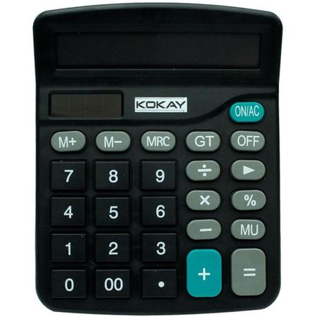 Imagem de Calculadora de Mesa 12 Digitos Preta