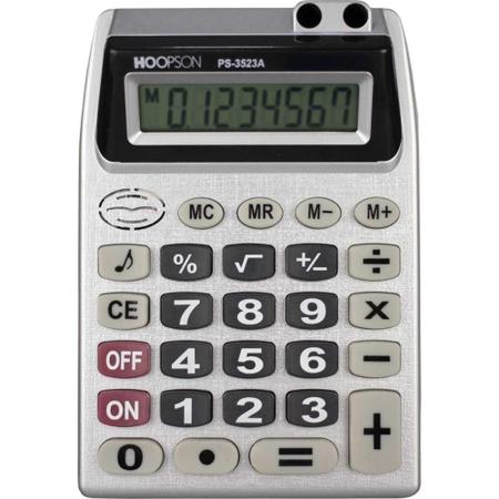 Imagem de Calculadora de Mesa 8 DIG Bateria Cinza