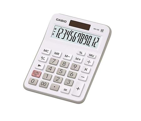 Imagem de Calculadora de Mesa Casio MX-12B-W Branca