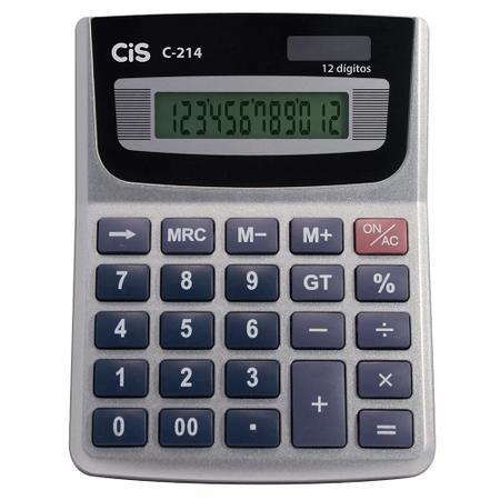 Imagem de Calculadora de mesa cis 12 digitos c-214