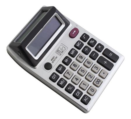 Imagem de Calculadora de Mesa Com Duplo Visor + Testa Dinheiro Falso