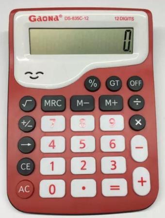 Imagem de Calculadora De Mesa Gaona Botões E Tela Grandes Ds-835-12