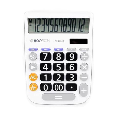 Calculadora de Mesa PA-2500B Hoopson - MERCORIENTAL Imagem de Calculadora de Mesa PA-2500B Hoopson