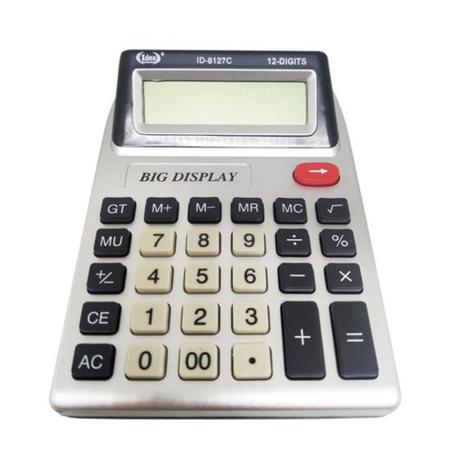 Imagem de Calculadora Eletrônica 12 Dígitos IDEA ID-8127C