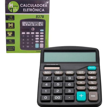 Imagem de Calculadora Eletrônica de Mesa Simples Para Comercio Loja Escritório