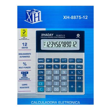 Imagem de Calculadora Eletrônica XH88 12 Dígitos