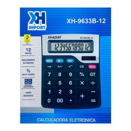Imagem de Calculadora Eletrônica XH96 12 Dígitos