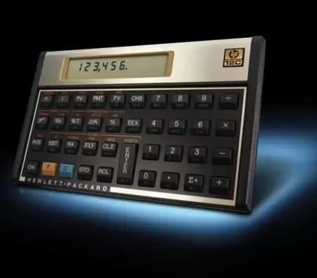 Imagem de Calculadora Financeira 12 C Gold Display LCD - hp