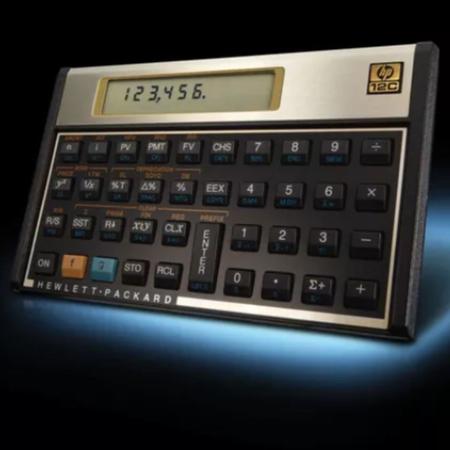 Imagem de Calculadora Financeira 12 C Gold Display LCD Original