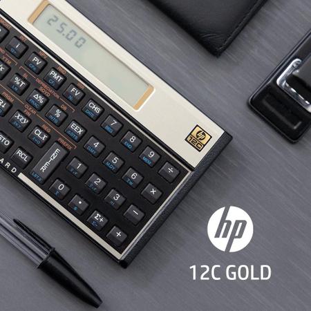 Imagem de Calculadora Financeira HP 12C Gold 120 Funções Com Case