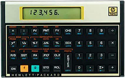 Imagem de Calculadora Financeira HP 12C Gold, 120 Funções, Visor LCD, RPN e ALG