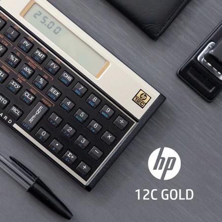 Imagem de Calculadora Financeira HP12C Gold 120 Funções Visor LCD RPN e ALG