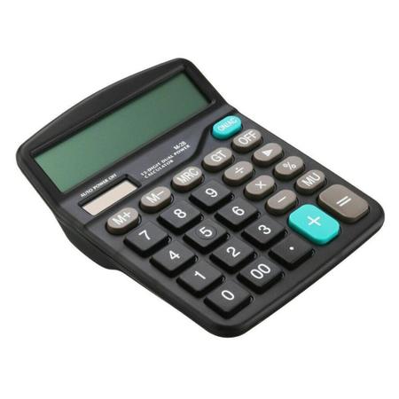 Imagem de Calculadora Grande de Mesa Escritório Visor Grande 12 Dígitos