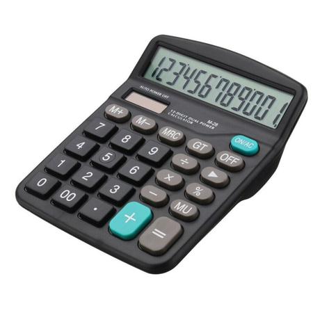 Imagem de Calculadora Grande de Mesa Escritório Visor Grande 12 Dígitos