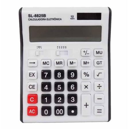 Imagem de Calculadora media 12 digitos  sl8825b / un / solider