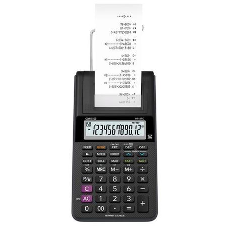 Imagem de Calculadora mesa c/impress. hr-8rc-bk  casio