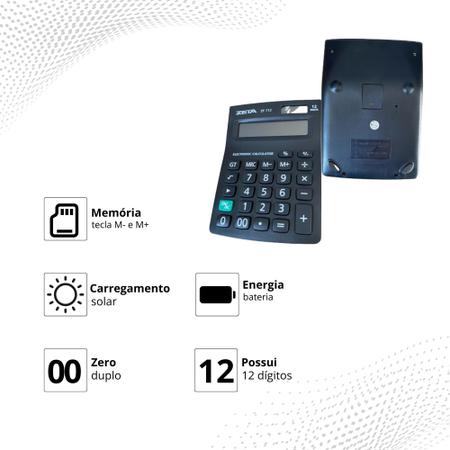 Imagem de Calculadora Moderna Com 12 Dígitos