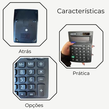 Imagem de Calculadora Moderna Com 12 Dígitos