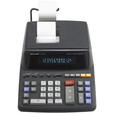 Imagem de Calculadora Sharp EL-2196BL Printing 12DIG 110VOLT