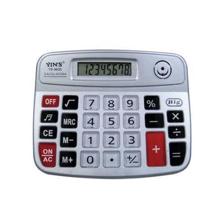 Imagem de Calculadora YS9835 Com 8 Dígitos - Yins - Classe a