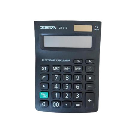 Imagem de Calculadora Zeta Eletrônica De Mesa 12 Dígitos