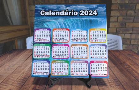 Calendário 2024 para Baixar Grátis em PNG, JPG e CDR - Imagem Legal