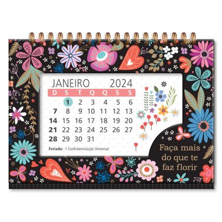 Imagem de Calendario de mesa finaideia fiore 2024