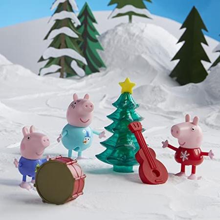 Calend rio do Advento Peppa s Kids 24 brinquedos 4 bonecos