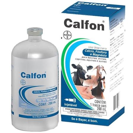 Imagem de Calfon Suplemento Bayer Cálcio Injetável 200ml