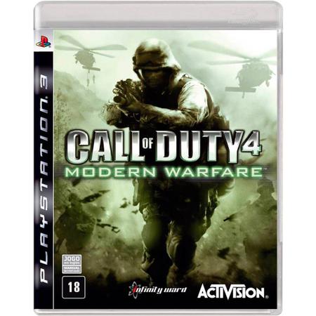 Call Of Duty 4: Modern Warfare - Ps3 - ACTIVISION - Call of Duty - Magazine  Luiza