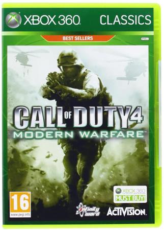 Jogo Call Of Duty 4 Modern Warfare - Xbox 360 Mídia Física