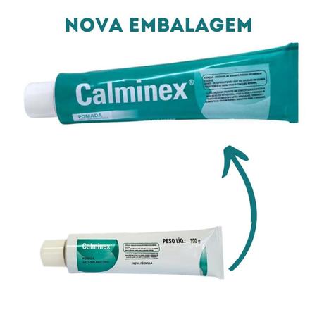 Imagem de Calminex Pomada De Uso Veterinário 100g Dores E Pancadas