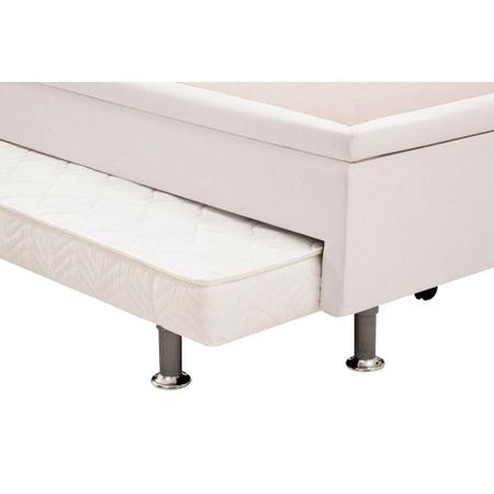 Imagem de Cama Box Base c/Auxiliar Solteiro Revolution Courano White (88x188) - Ortobom