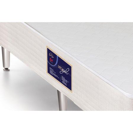 Imagem de Cama Box Base Solteiro Gold Star Vitagel White (78x188x23) - Castor