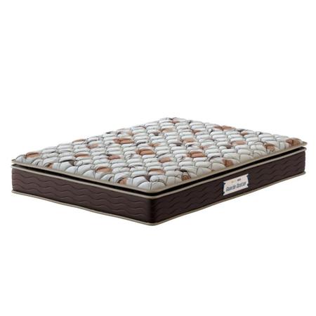 Imagem de Cama Box Baú Queen Branca + Colchão de Espuma D45 - Probel Guarda-Costas ProForce Plus 158x198x70cm