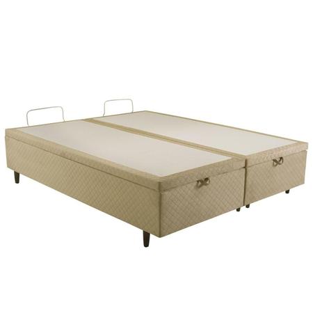 Imagem de Cama Box Baú Queen MH1439 Bordado Clean (158x198x35) - Herval