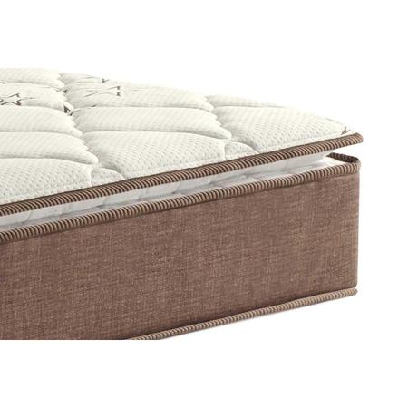 Imagem de Cama Box Baú Solteiro: Colchão Espuma Anjos D28 / AG65 Star Pillow Top + Base CRC Suede Black(88x188)