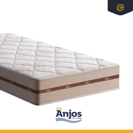 Imagem de Cama Box Bicama com Colchão de Molas Ensacadas Solteiro Anjos Classic + Auxiliar de Espuma Unique Solteiro 88cm