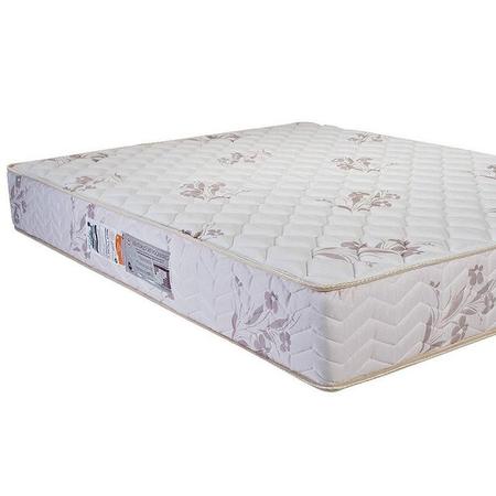 Imagem de Cama Box Casal: Colchão Espuma D33 Luckspuma  Supreme Floral + Base CRC Courano White(138x188)