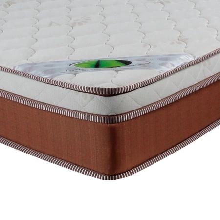 Imagem de Cama Box Casal com Baú Branco + Colchão Molas Ensacadas One Side Caribe 66x138x188