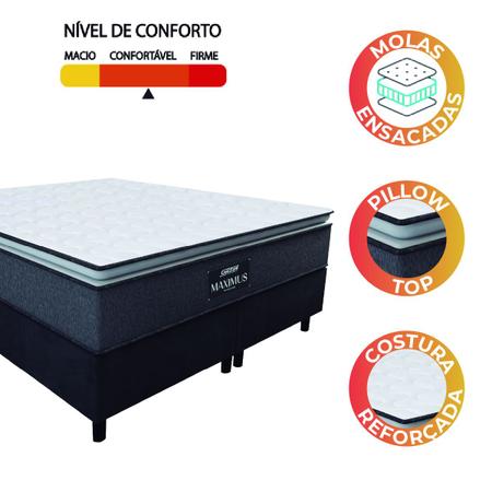 Cama Box Queen Size Grand Comfort King Koil 158x198Fabrispuma