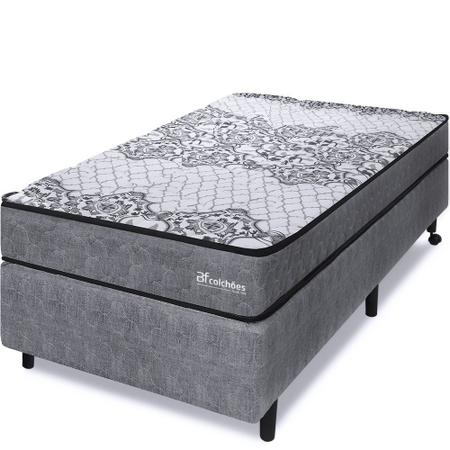 Imagem de Cama Box Colchão Solteiro Ortopédico Sleep Extra Firme 88x188x51cm -  BF Colchões