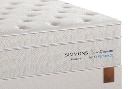 Imagem de Cama Box com Colchão King Simmons Bamboo Forest Moderate 193x203