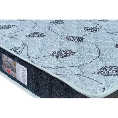 Imagem de Cama Box King: Colchão Anatômico Orthoflex D45/EP Cecina + Base CRC Suede Black(193x203)