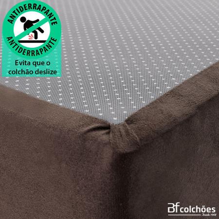 Imagem de Cama Box King Colchão Molas Ensacadas com Pillow Top Extra Conforto 193x203x72cm - Premium Sleep - BF Colchões