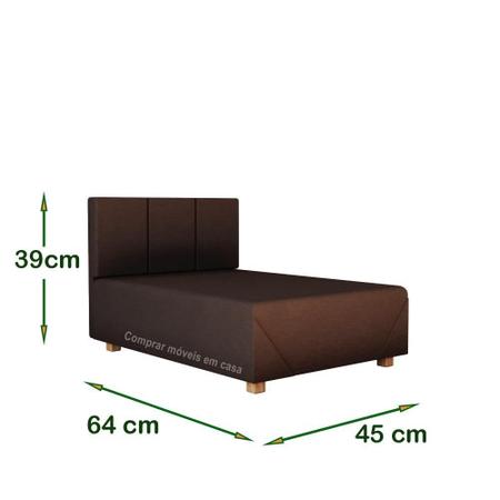 Imagem de Cama Box Pet Dog Porte Menor 60 cm Nicole Cores Marrom